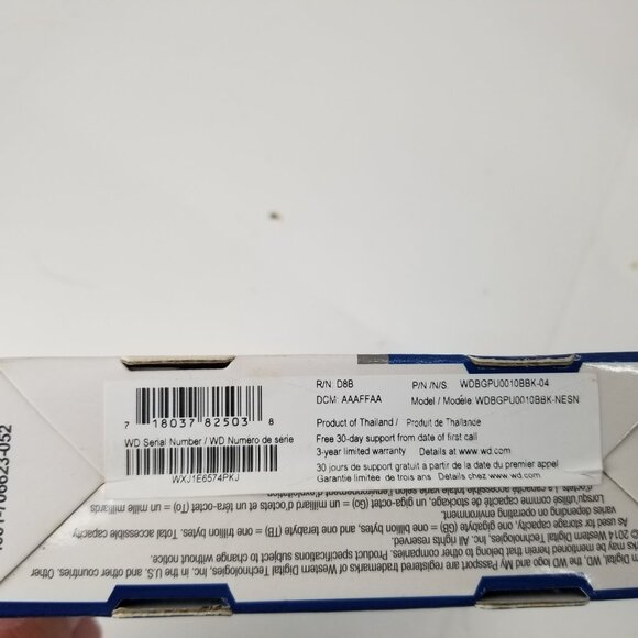 WD Western Digital My Passport Ultra 1 TB External WDBZFP0010BBKNESN HDD FS! - Picture 5 of 6